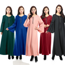 Fornecimento de fábrica mulheres simples roupa islâmica muslilm dubai guarda-chuva saudita abaya atacado